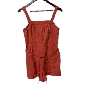 Old Navy coral color romper size medium